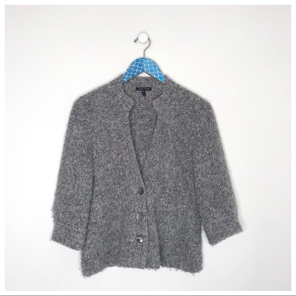 Eileen Fisher Sweaters - Eileen Fisher Baby Alpaca Fuzzy Button Cardigan